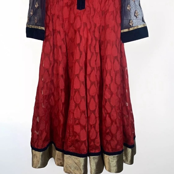 Karishma anarkali gown kurti indian pakistani dress size XL (US juniors size) - Picture 16 of 16